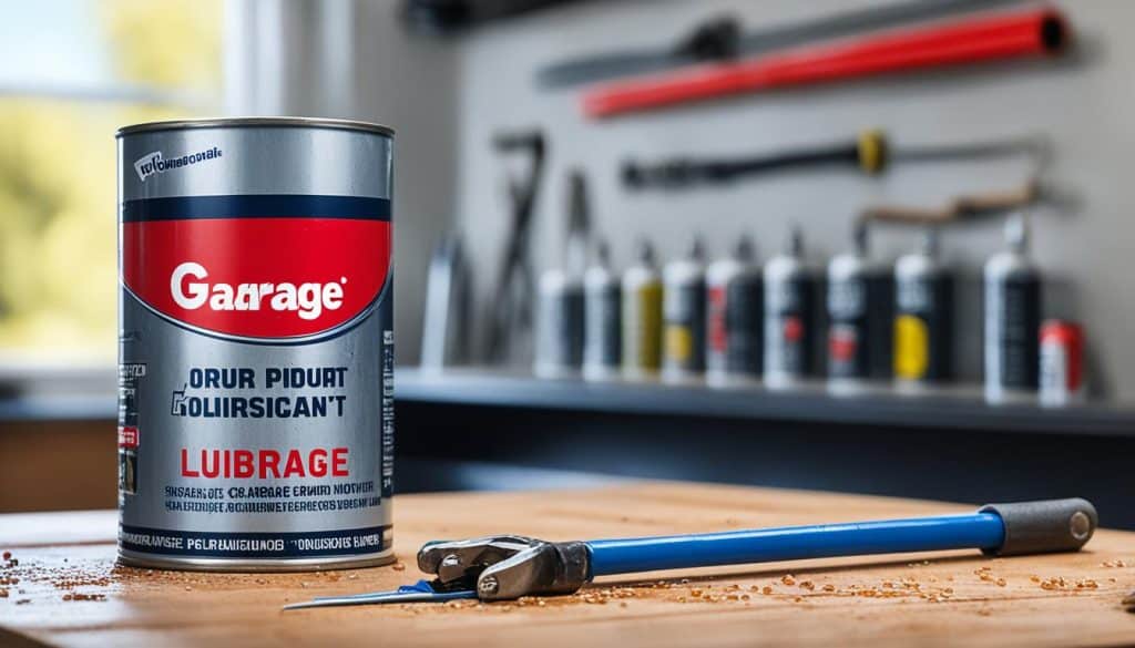 garage door lubricant - Greasing a Garage Door