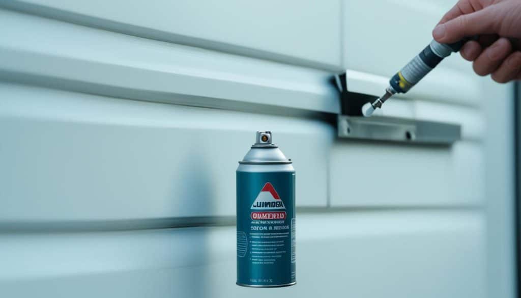 garage door maintenance - Greasing a Garage Door