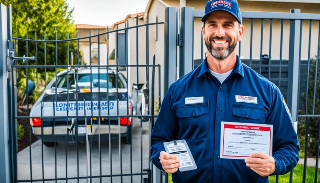 licensed and insured - Automatic Gate Openers