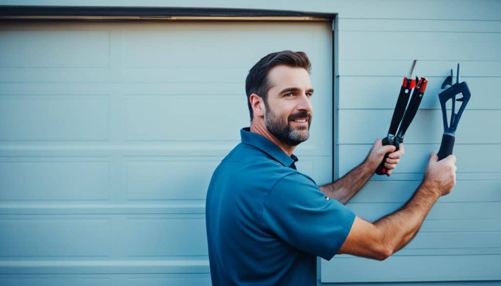 Can I replace just a section of my garage door?