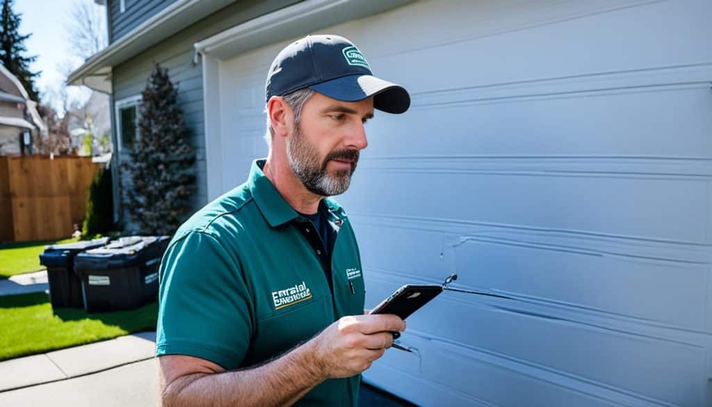 single panel garage door replacement