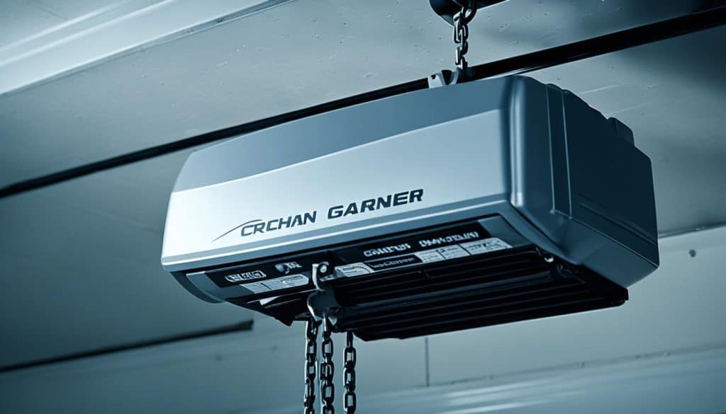 chain drive garage door opener - garage door opener types