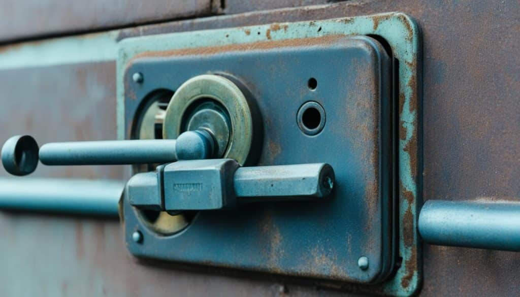 lock failure - Garage Door Locks