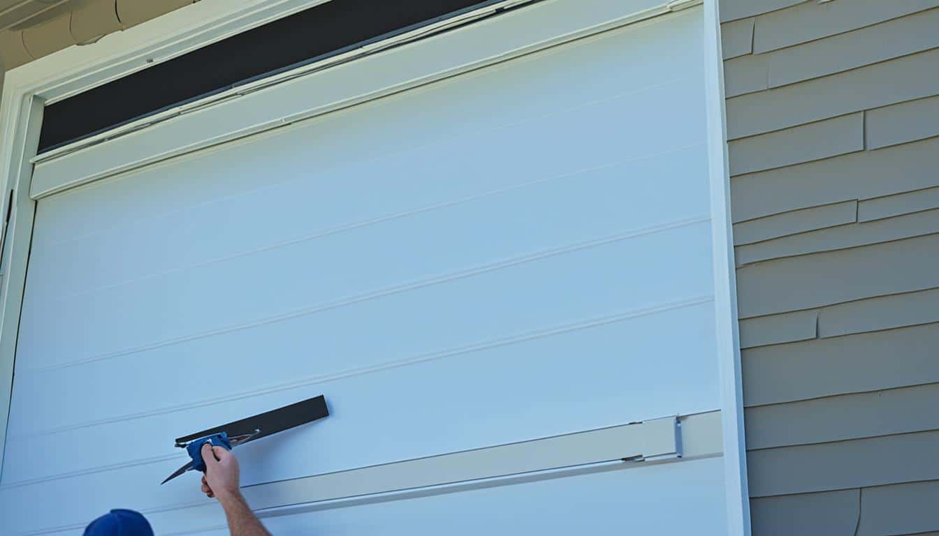 weather strip installation - Garage Door Weather Stripping