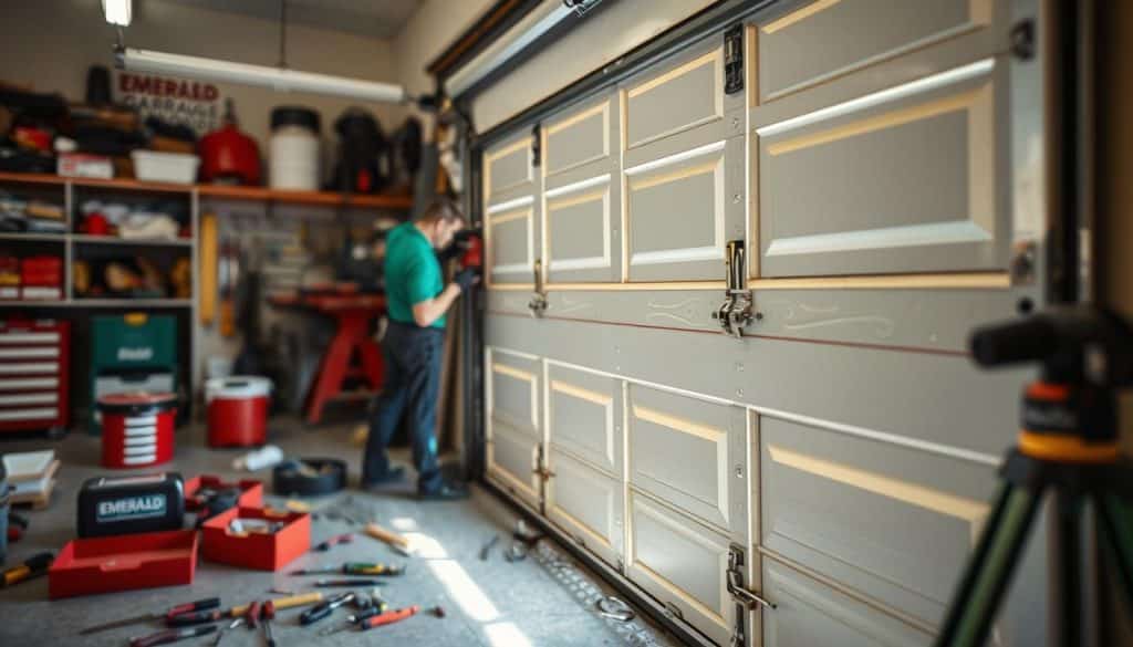 garage door panel repair costs - How Much Does Garage Door Repair Cost?