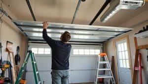 Can I install an overhead garage door myself?