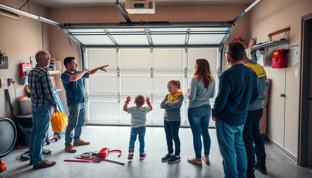 family safety training for garage doors