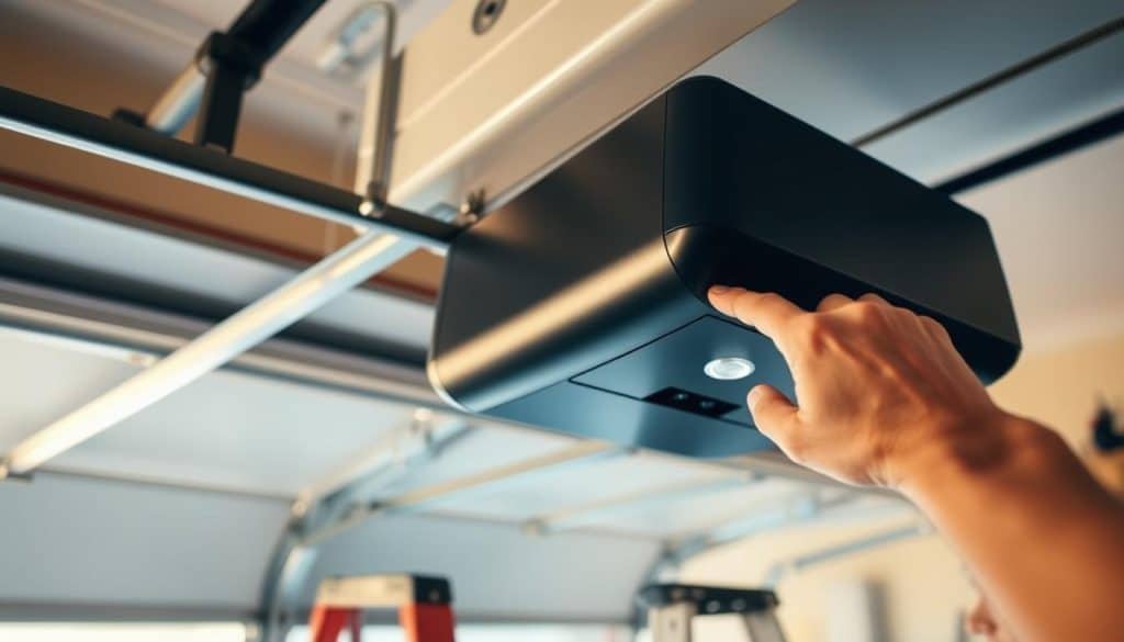 reset garage door opener
