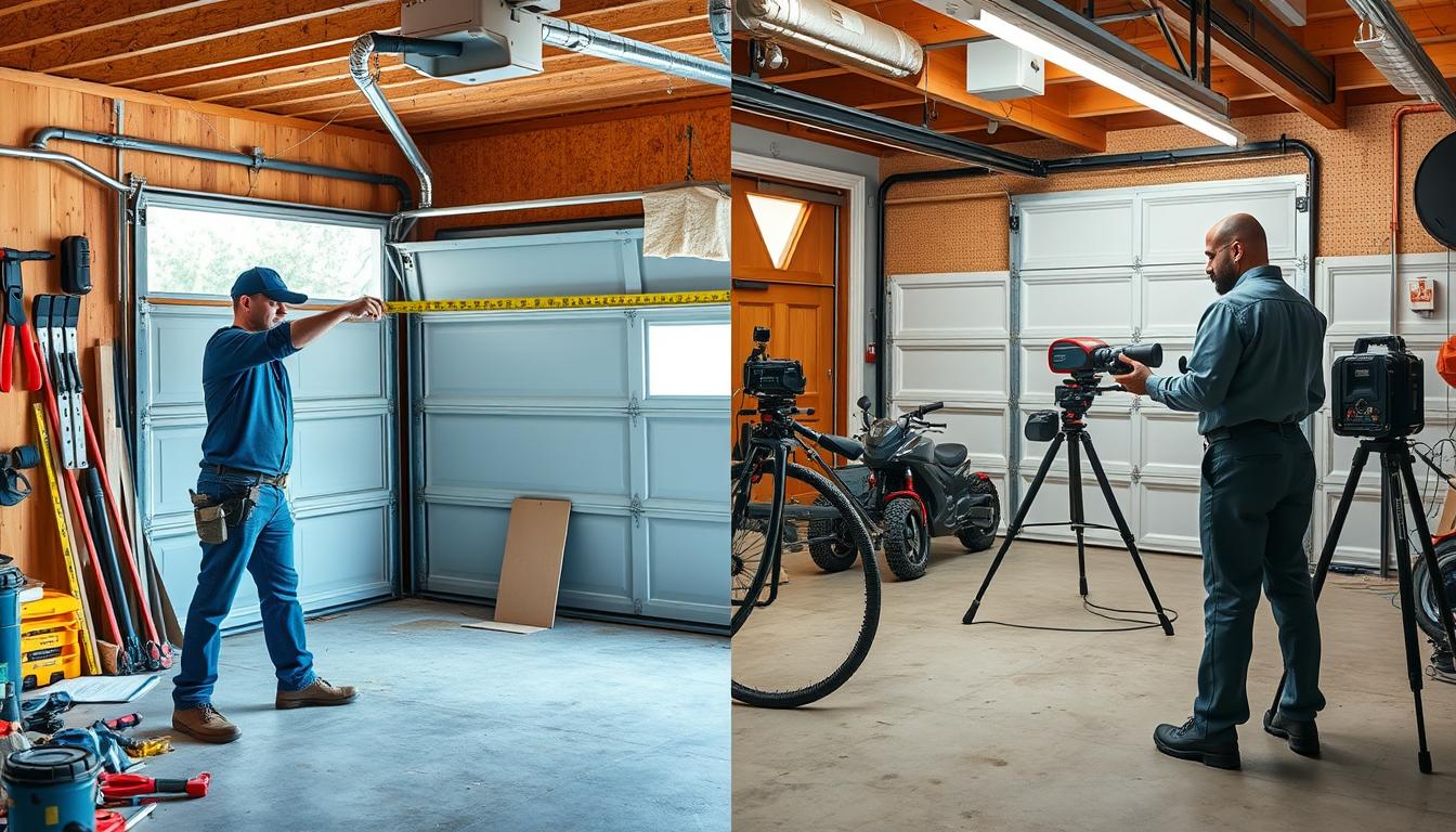 Can I install a garage door myself, or do I need a professional?