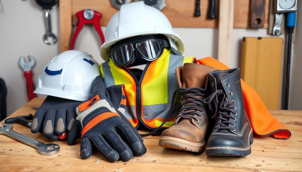 Essential safety gear for garage door repairs