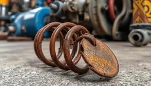 What are the signs of worn or failing springs?