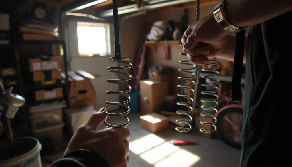 DIY garage door spring repair