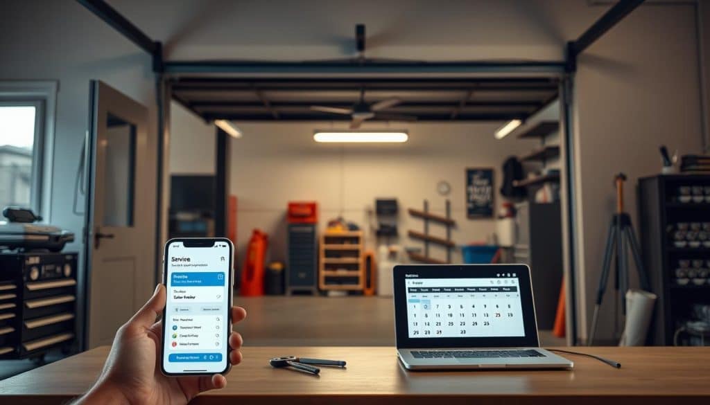 garage door service scheduling