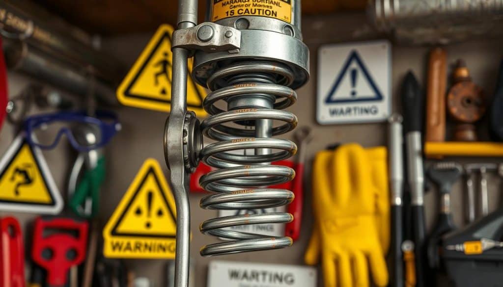 garage door spring safety