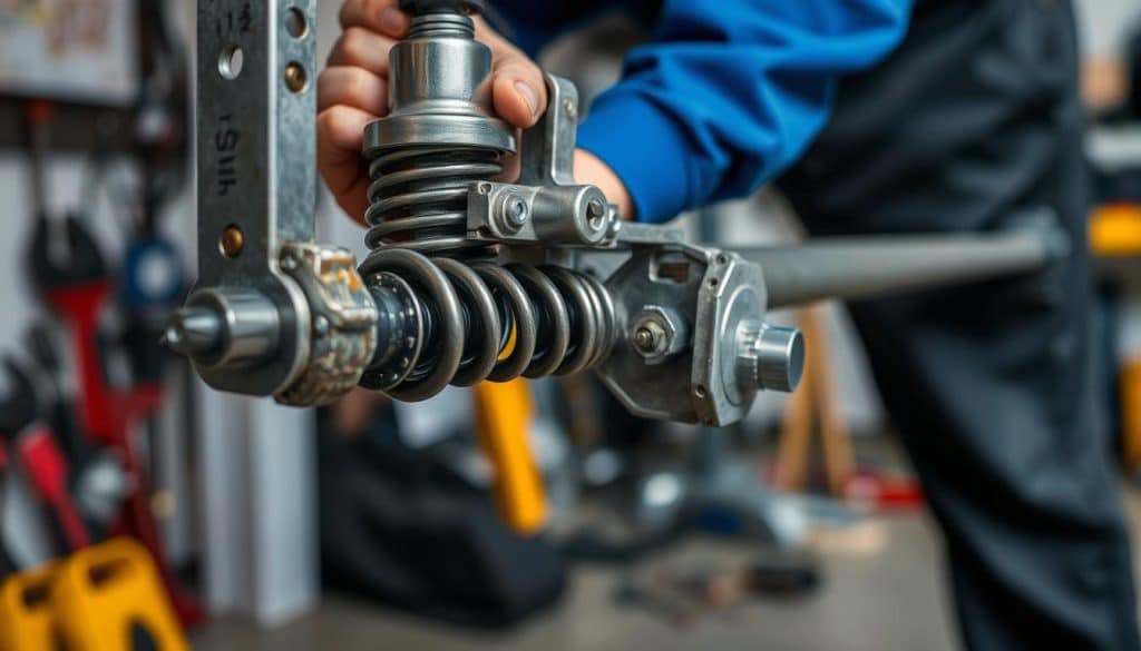 garage door tension adjustment