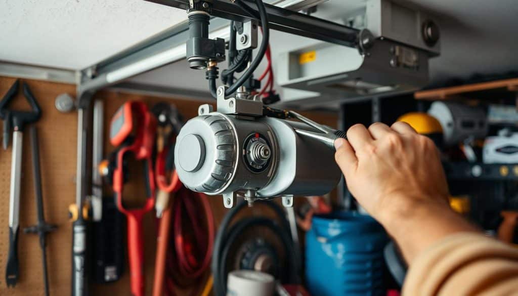 removing garage door motor