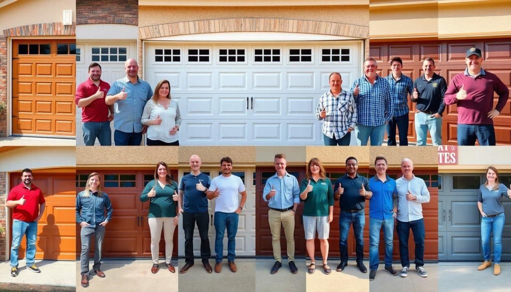Customer testimonials for Emerald Garage Door Services