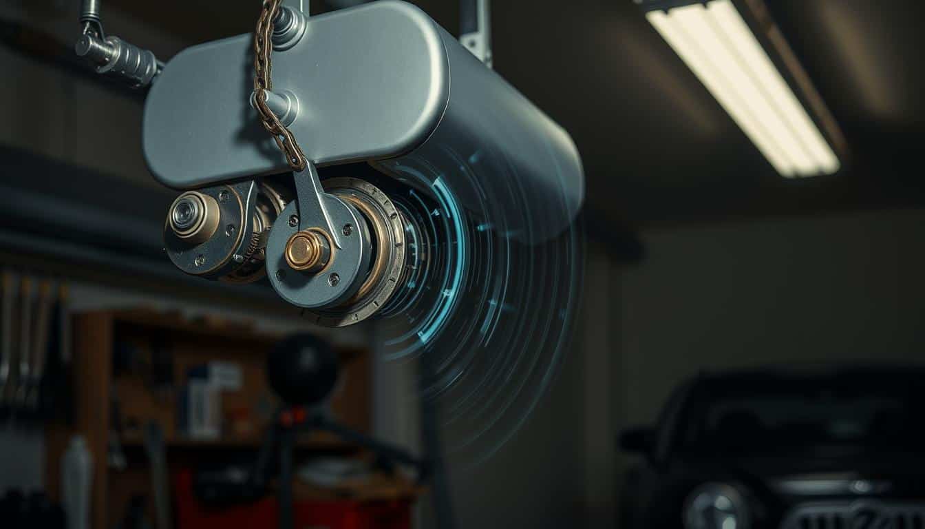 Why does my garage door opener make loud noises?