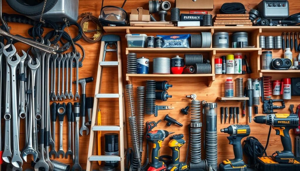 garage door maintenance equipment