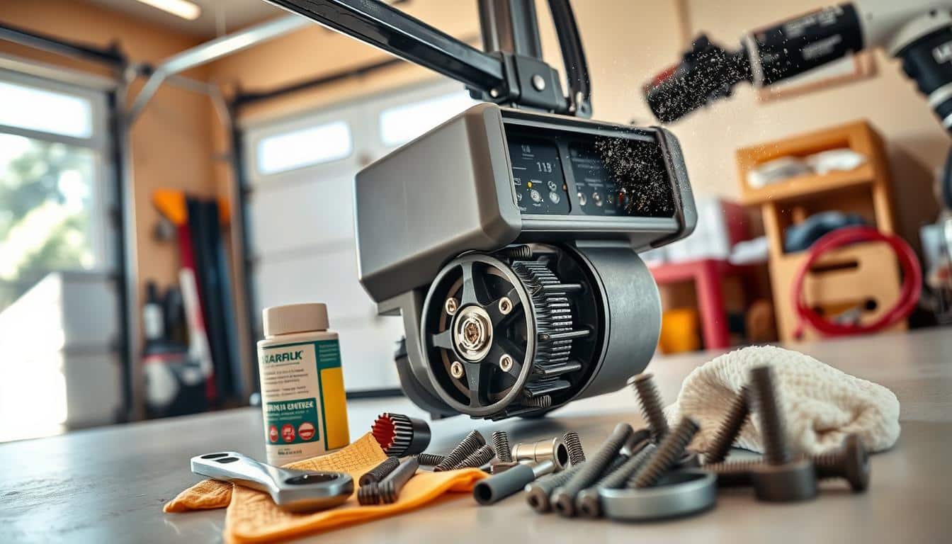 What maintenance does a garage door opener require?