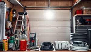 What maintenance does a garage door require?