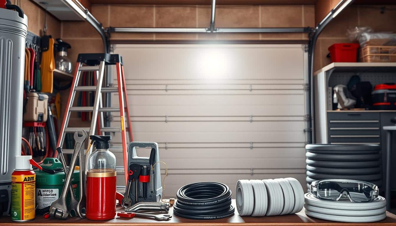What maintenance does a garage door require?
