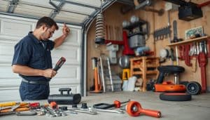 What services are typically included in garage door repair?
