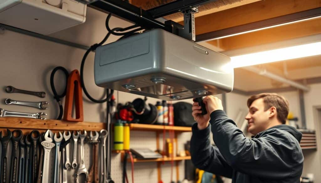 Garage door maintenance