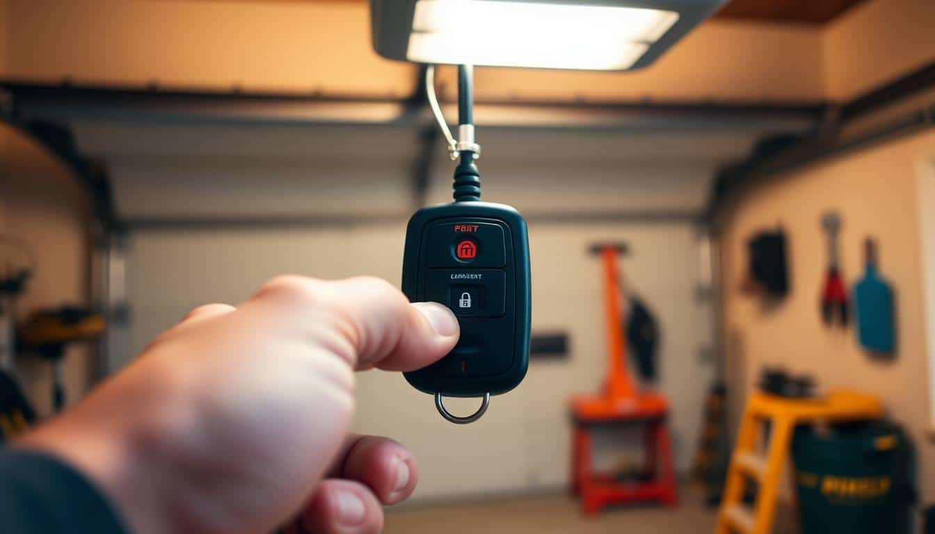 How do I program a garage door opener remote?
