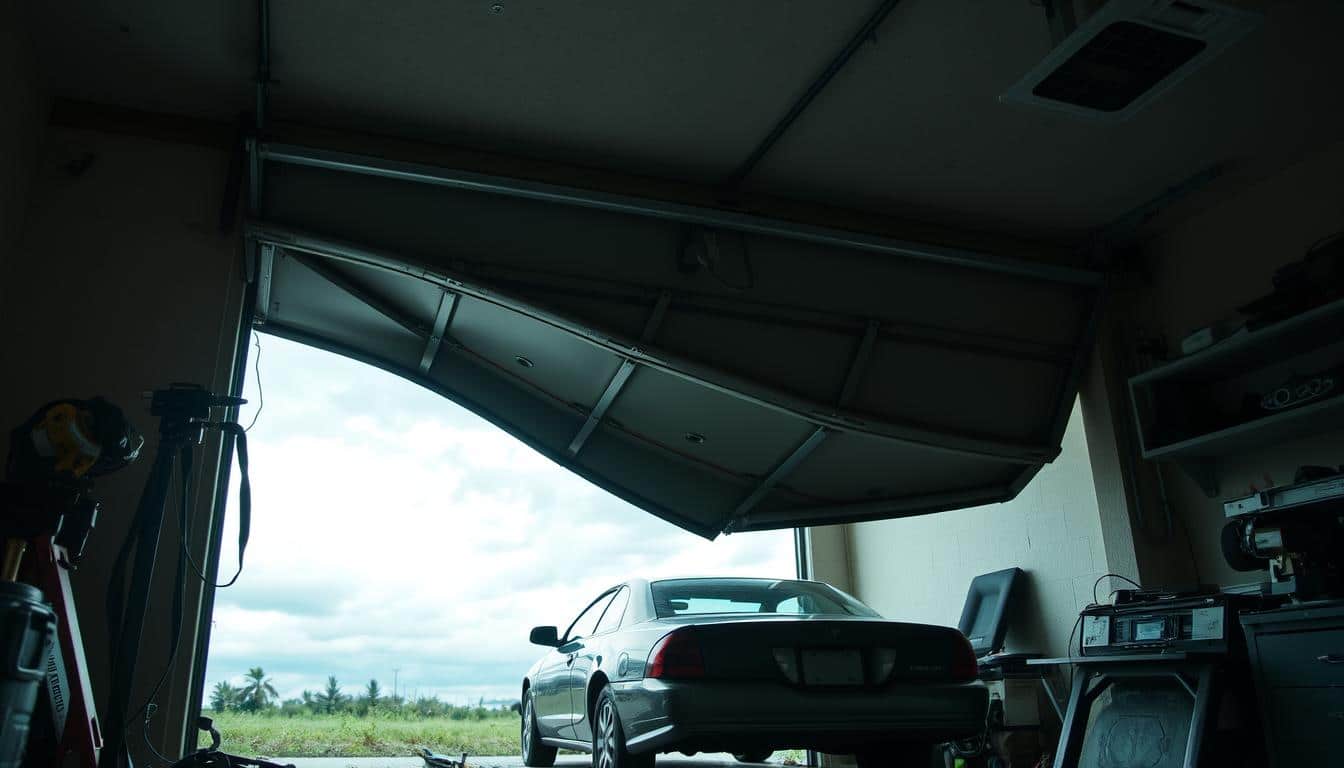 What qualifies as a garage door emergency?