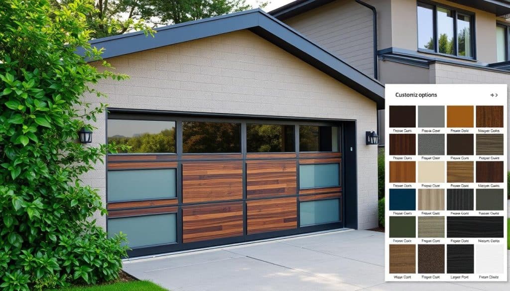 customizing garage door appearance